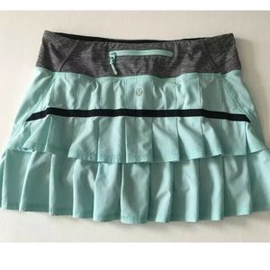 Lululemon pace setter skort skirt size 4